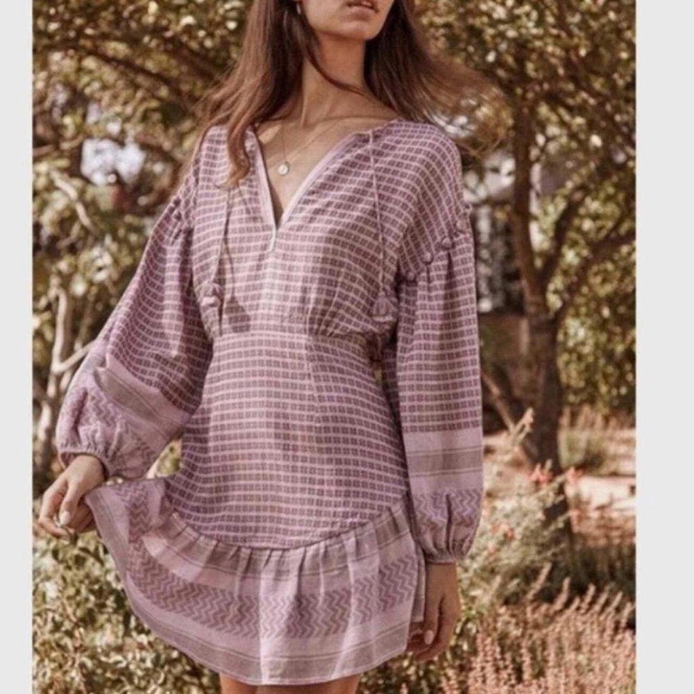 SAYLOR Malka Lilac Purple Mini Dress